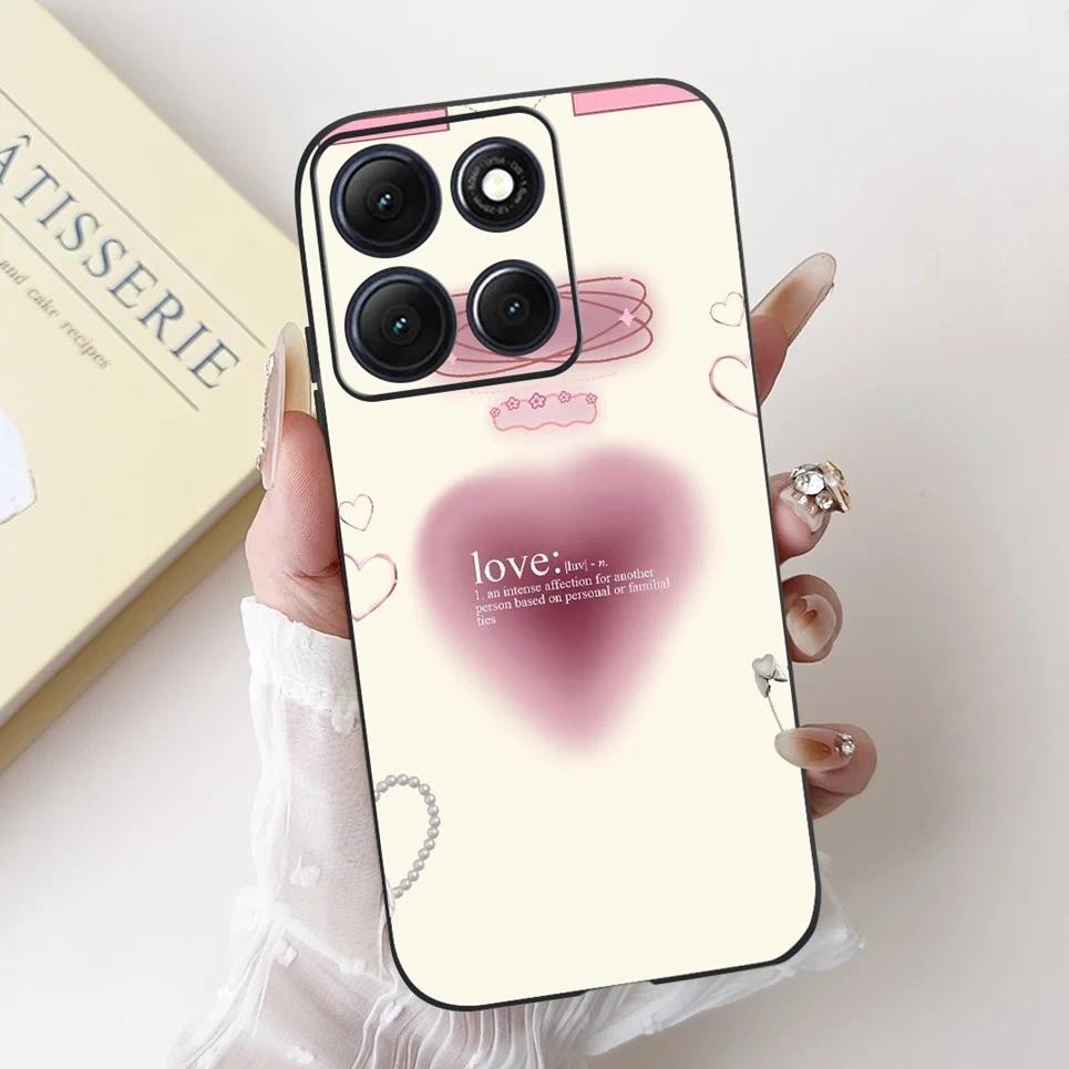 Dành Cho Motorola Moto G86 Điện Thoại Điện Thoại Silicon Mềm Ốp Lưng Chữ Cái Ban Đầu Họa Tiết Vỏ Cho Motorola G06 Ốp Lưng Điện