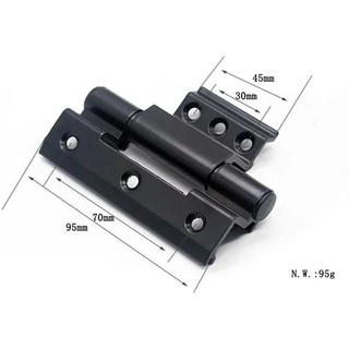 Bản Lề Bán Cầu Vỡ Hợp Kim Nhôm Bản Lề Cửa Sổ Chất Lượng Cao Cách Nhiệt Cầu Vỡ Cửa Sổ Bản Lề Trang Nội Thất Bản Lề