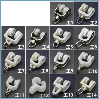 30 Chiếc Rèm Móc Màn Theo Dõi Ròng Rọc Nano Bánh Xe Phòng Tắm Rèm Cửa Con Lăn Trượt Nhà Thanh Rèm Phần Cứng Phụ Kiện