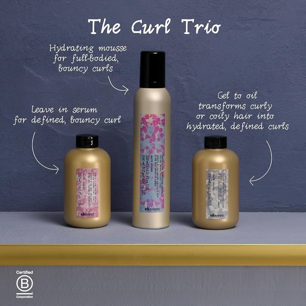 Kem bọt dưỡng ẩm cho tóc xoăn Curl Moisturizing Mousse Davines 250ml [ MK ]