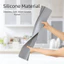 Vách ngăn bồn rửa bằng silicon BORAGETE, Tấm bảo vệ chống nước bằng silicon, Vật dụng gia đình Màn hình linh hoạt Thiết kế cốc hút chống dầu vách ngăn chống nước