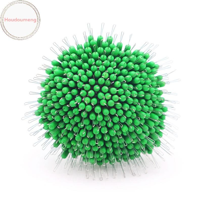 Houdou Bobber hình bầu dục silicone đen, 300 cái/gói, phụ kiện câu cá tiện lợi