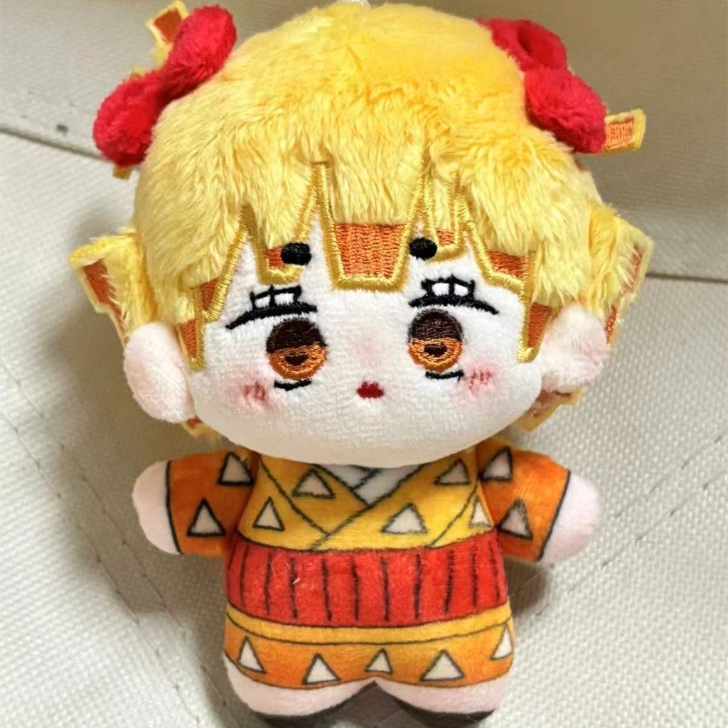 Demon Slayer Búp Bê Nezuko Agatsuma Zenitsu Kamado Tanjiro Inosuke 10CM Sang Trọng Búp Bê Nhồi Bông Túi Đồ Chơi Bông Mặt Dây Chuyền