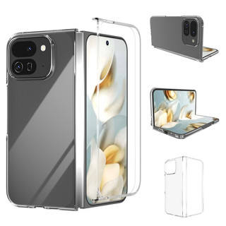 Ốp điện thoại lật doanh nghiệp đơn giản PC cứng cho Google Pixel 9 Pro Fold Pixel10profold Vỏ chống sốc