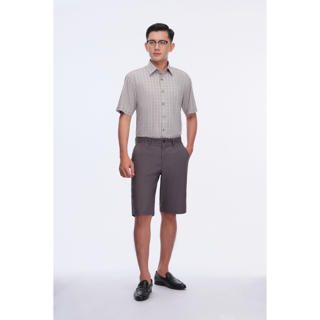 Quần Short Khaki VIETTIEN SMART CASUAL vải Cotton form REGULAR VT00000514