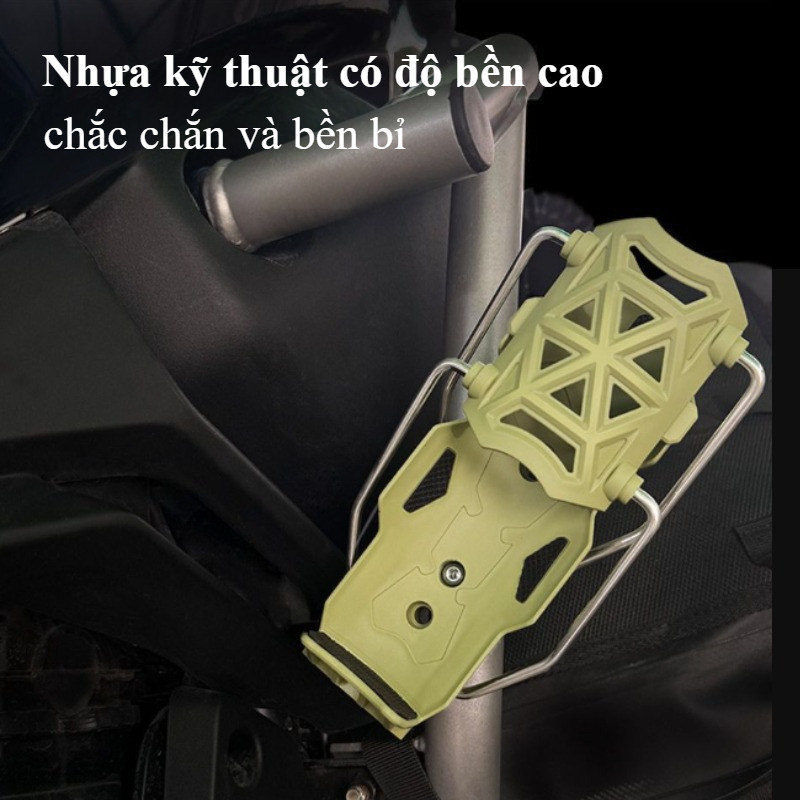 Giá đỡ bình nước gắn xe máy, có thể điều chỉnh, Tự Động Ôm Khít Cốc Ø32-77mm, xe đạp kẹp tự động