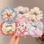 【Scrunchie】Set 7 Dây Buộc Tóc / Cột Tóc Scrunchies To Phồng Đẹp Thời Trang Hàn Quốc - Phụ Kiện Tóc