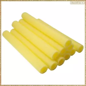 10 CÁI Tấm bạt lò xo Vỏ bọc ống xốp 40CM Vỏ xốp ống xốp bảo vệ tấm bạt lò xo cực tay màu vàng