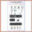 Công tắc KVM -Công tắc KVM tương thích + VGA 4K 1080P có cổng tương thích cho 2 máy chủ Màn hình phím chuột chia sẻ Dễ dàng cài đặt (R F C V)