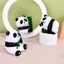 1 Chiếc Sống Động Như Thật Gấu Trúc Trắng Đen Chậm Phục Hồi Đồ Chơi Trang Trí Tiệc, Thư Giãn Fidget Chơi Và Người Bạn Quà Tặng