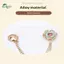 Springevenstar 1 Chiếc Hoa Trái Tim Từ Tính Có Thể Điều Chỉnh Chân Kẹp Cho Quần Pin Có Thể Thu Vào Chân Cố Định Quần Rời Nút Cho Quần Jean Springevenstar