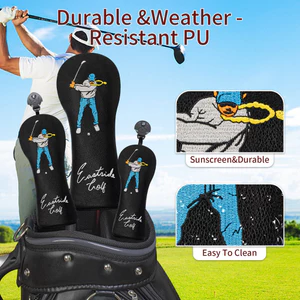 Vỏ câu lạc bộ golf mới Vỏ bọc đầu bằng gỗ Golf Vỏ bảo vệ câu lạc bộ Unisex
