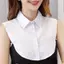 CANAMEK Cổ Giả Cho Áo Sơ Mi Có Thể Tháo Rời Cổ Áo Sơ Mi Chắc Chắn Ve Áo Top Nam Nữ Bla Trắng Quần Áo Áo Sơ Mi Phụ Kiện DropShip CSF