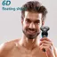 Máy cạo râu 3in1 chống nước - Máy cạo râu 6D cao cấp, đa năng cho nam giới