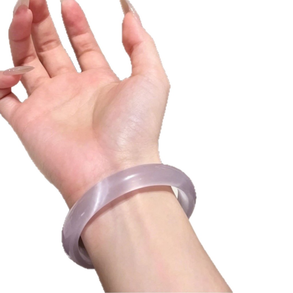 Vòng tay đá mắt mèo trong suốt tươi mát và tinh tế