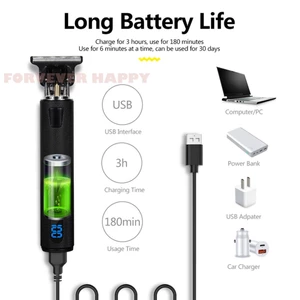 Tông đơ cắt tóc điện - Thép chính xác một nút để chải lông