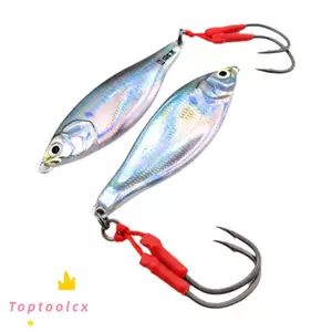 TOPTOOLCX Konosirus Kim Loại Jig, Hành Động Thực Tế 10g 20g Jig Rơi Chậm, Thiết Kế Chuyên Nghiệp Kim Loại Tốc Độ Bắt Cao Jigging Mồi Dụ Nước Mồi