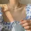 PNPIA- Mới Ngọc Trai Thanh Lịch Đính Hạt Choker Nelace Nữ Tinh Tế Hai Lớp Xương Đòn Dây Xích Nelace Trang Sức Cho Nữ Quà Tặng