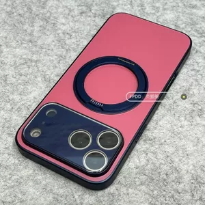 Thích hợp cho Ốp điện thoại Apple 17Promax Giá đỡ xoay từ tính 360 17Pro Dopamine Ống kính trọn gói chống sốc