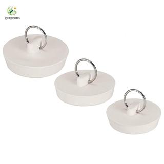 [FUXIN]Durable Rubber Drain Stopper 3 Piece Set Suitable for Bathroom and Kitchen Sinks