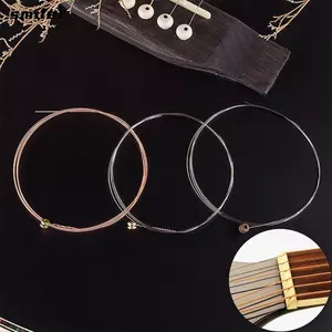 Dây đàn guitar dân gian SMILE, 3 kiểu Dây đàn guitar acoustic cổ điển màu đồng, Bộ phận đàn guitar cổ điển bằng đồng bằng thép không gỉ cho đàn guitar dân gian acoustic
