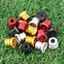 WEETW 1 Cặp Đai ốc trung tâm xe đạp, Hợp kim nhôm Đai ốc trục xe đạp cường độ cao, Thể thao ngoài trời Chống ăn mòn Phay CNC Thiết kế chống trượt Công cụ cưỡi ngựa trung tâm cần tháo nhanh