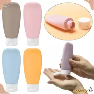 CHEESELY 4 Cái 60ml Kem dưỡng da đóng gói, Hộp đựng mỹ phẩm rỗng Chai có thể đổ lại, Dụng cụ trang điểm di động Kích thước du lịch Chai nhựa Mini Dầu gội Mỹ phẩm
