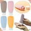 CHEESELY 4 Cái 60ml Kem dưỡng da đóng gói, Hộp đựng mỹ phẩm rỗng Chai có thể đổ lại, Dụng cụ trang điểm di động Kích thước du lịch Chai nhựa Mini Dầu gội Mỹ phẩm