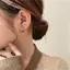 AqToCna Ngọt Ngào Dễ Thương Floing Sang Trọng Nơ Thỏ Bông Tai Dành Cho Nữ Thời Trang Hàn Quốc Động Vật Bông Tai Trang Sức Dự Tiệc Bé Gái Quà Tặng AqToCna