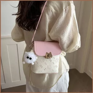 SQ11 2026 Túi đeo vai Kitty PU Túi đeo chéo đa năng sành điệu