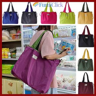 [Còn hàng] Túi mua sắm siêu thị FURNICLICK Có thể gập lại Túi tạp hóa du lịch tái sử dụng thân thiện với môi trường