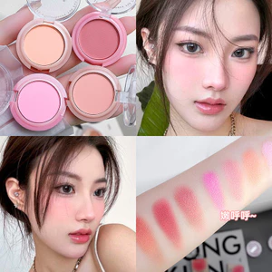 Phấn Má Hồng MGL Đơn Sắc Lì Đa Năng Tích Hợp Tạo Khối Làm Phấn Mắt Kháng Nước Lâu Trôi Lên Màu Chuẩn Mịn Mượt Cao Cấp