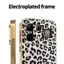 Ốp Lưng Cho Infinix Note 60 Pro X6878 X6879 Da Báo In Hình Edge Mạ Điện Chống Rơi Vỏ Điện Thoại
