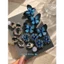 Set Charm Ánh Trăng Hồ Điệp Moonlight Butterfly Crystal Collection Bướm Xanh Hoa Đính Đá Pha Lê Cao Cấp