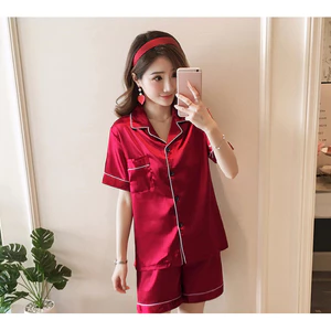 Bộ đồ dài tay ngắn dáng rộng dành cho nữ Thiết kế tinh tế thanh lịch cho những khoảnh khắc thư giãn trong nhà và thời gian giải trí thông thường hàng ngày trong thời tiết ấm áp