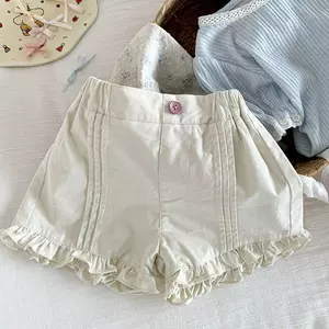 Phong cách mới (80-120) Phong cách mỏng mùa hè Thời trang phù hợp Quần short ngoài viền nấm thông thường phù hợp