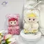 HFTOY HACIPU Gấu Gummy Bộ Sưu Tập Men Sang Trọng Móc Khóa Có Vỏ Bụi Bảo Vệ Nhân Vật Dễ Thương Phụ Kiện Quà Tặng ~