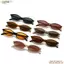 CPINCP 90s Sunnies, Kính râm hình bầu dục mắt mèo hợp thời trang, Kính râm chống tia cực tím nhẹ sang trọng dành cho nữ và nam giới