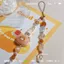 Thiết Kế Cam Juice Bear Dây Xích Điện Thoại Di Động Thành Phẩm Dễ Thương Ngày Bé Gái Hàn Quốc ccd Chống Mất Dây Dây Dây Treo 6.22