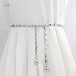 PNPIA- Dây Xích Thắt Lưng Nữ Móc Kim Loại Có Thể Điều Chỉnh Dây Thắt Lưng Thời Trang Nữ Đa Năng Trang Trí Đầm Bikini Bụng Dây Xích Trang Sức Cơ Thể Dây Xích Cá Tính Thắt Lưng