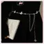 Dây thắt lưng nữ JRP Simplicity Butterfly dạng xích mỏng, sang trọng, màu trơn, phù hợp váy đầm, trang trí fringe