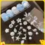 3D Khuôn Silicon Móng Tay Nghệ Thuật Trang Trí DIY Hoa Thiết Kế Mẫu Khuôn Cho Móng Tay Trang Sức Thủ Công Móng Tay Trong Suốt Khuôn Dụng Cụ