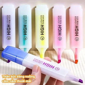 Bút Highlight, Bút Đánh Dấu Học Sinh Màu Sắc Tươi Sáng Bút Nhớ Nhiều Màu Dùng Để Ghi Chú