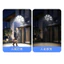 Đèn đường hình bát giác tích hợp năng lượng mặt trời phong cách mới 360°Cảm biến Radar phát sáng góc rộng Chiếu sáng ngoài trời