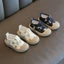 Giày Vải Cho Bé Tập Đi Họa Tiết Gấu Dễ Thương Đế Mềm TPR Chống Trượt Dán Velcro Tiện Lợi ✨Bubblu30.vn✨