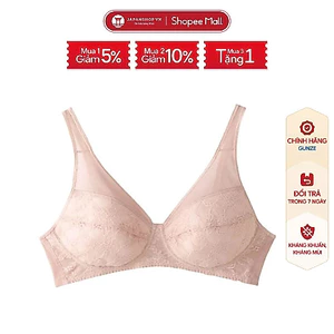Áo lót nữ Không Gọng Đệm Mỏng Karu Gunze Super Light Bra EB1229H siêu nhẹ nội địa Nhật chính hãng