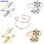 Bluelover Bohemian Bướm Lá Quyến Rũ Trên Vòng Tay Tay Dây Xích Kim Loại Rỗng Ra Họa Tiết Hình Học Retro Cánh Tay Vòng Tay Cơ Thể Vòng Tay Mới