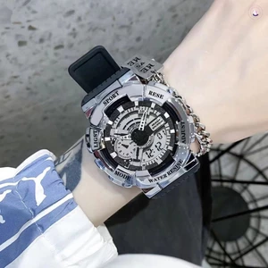 Đồng hồ kỹ thuật số đa chức năng chống nước thể thao tương tự Wang Yibo có tính năng phát sáng để sử dụng ngoài trời thông thường