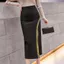 Phụ Nữ Gợi Cảm Bên Chia Bodycon Váy Nữ Thời Trang Đen Công Sở Váy Midi