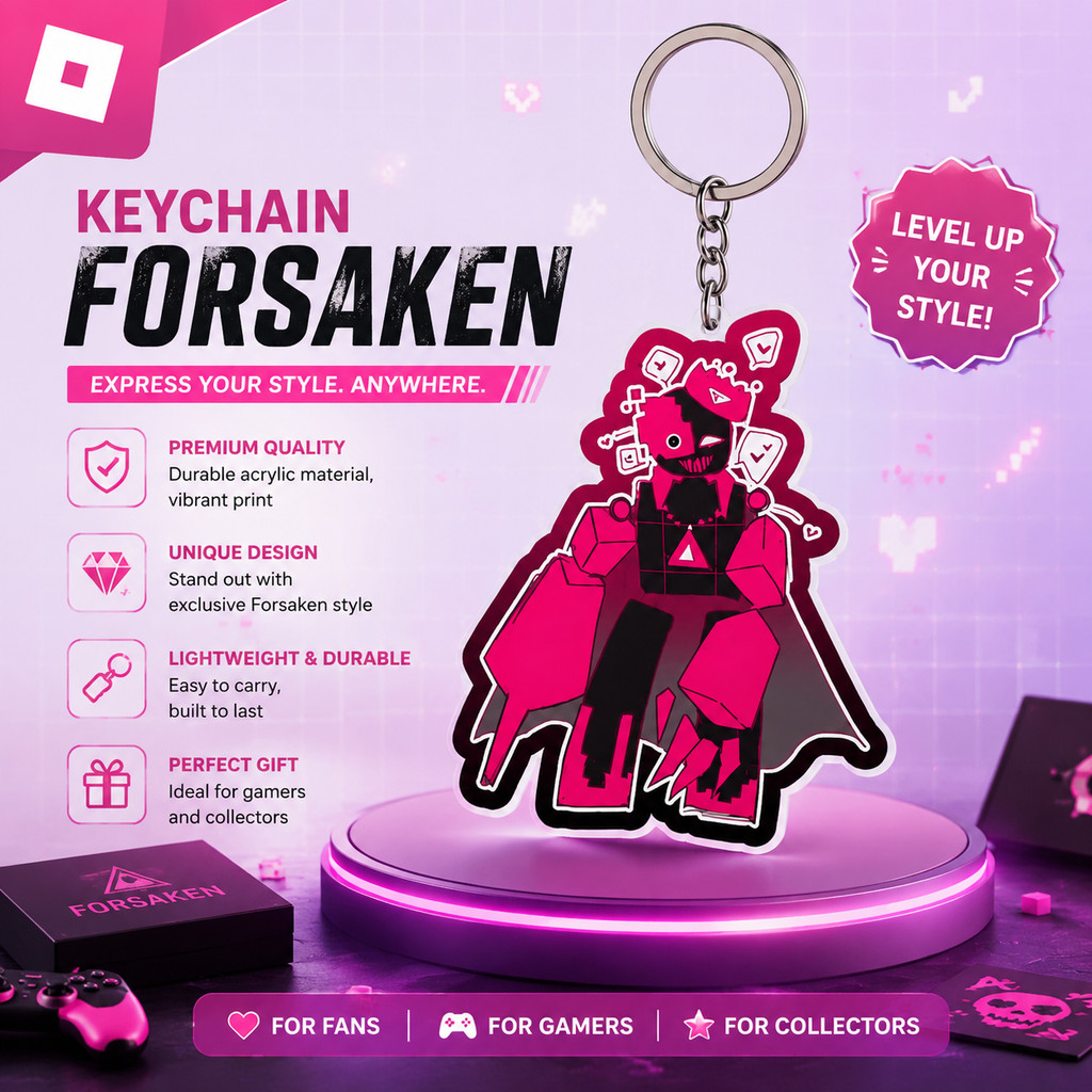 Ganci / Gantungan Kunci Akrilik ROBLOX FORSAKEN JOHN DOE ANNIHILATION - 1